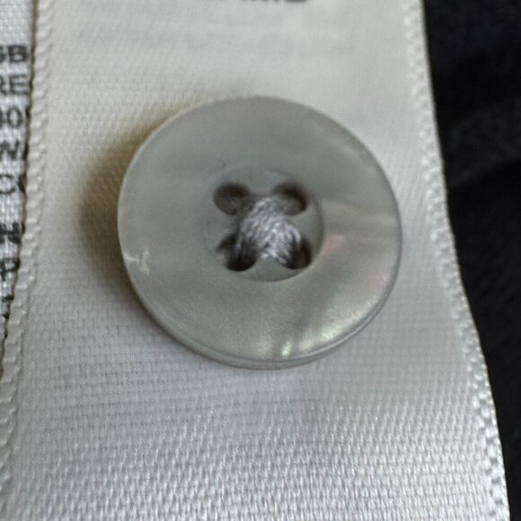 Fat Face Wool Blend Grandpa Cardigan Black 2 Pockets Grandma Women's Size 8 - Picture 8 of 9